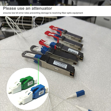 LC/UPC Singlemode Fixed Fiber Attenuator 1-25dB
